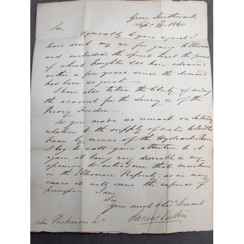 531 - Document/Letter Dated 1840 With Two Penny Black Stamps