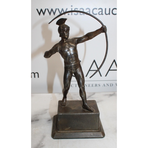 21 - 4 x Bronze Figurines Tallest 23cm