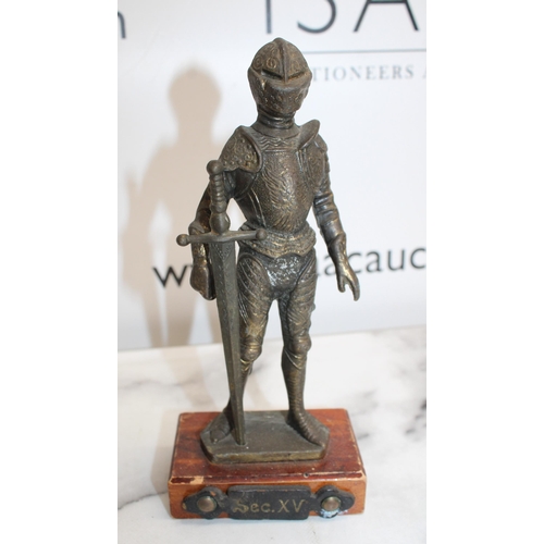 21 - 4 x Bronze Figurines Tallest 23cm