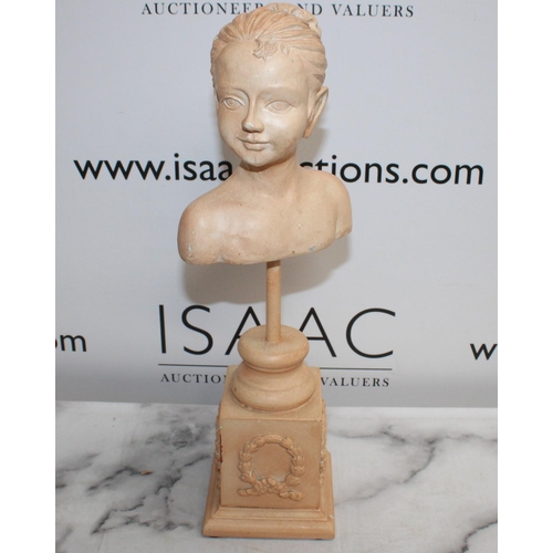 154 - Bust On Stand Height 38cm