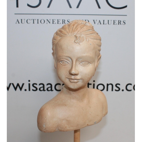 154 - Bust On Stand Height 38cm