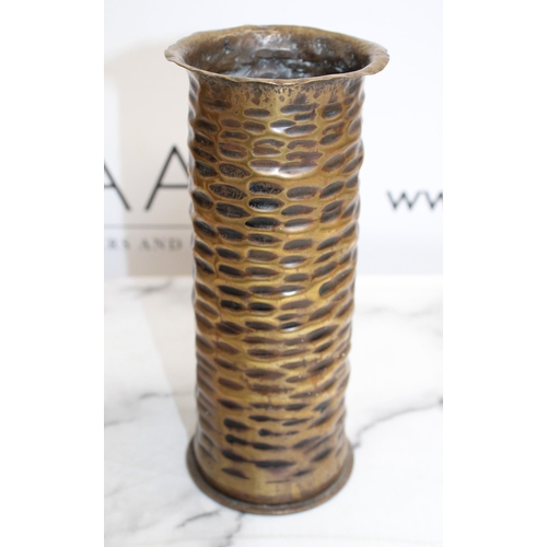 238 - 3 x Trench Art Tallest 37.5cm