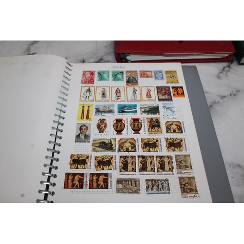 536 - 4 x Stamp Albums Containing Large Quantity Of Collectable Franked & Unfranked Stamps/First Day Cover... 