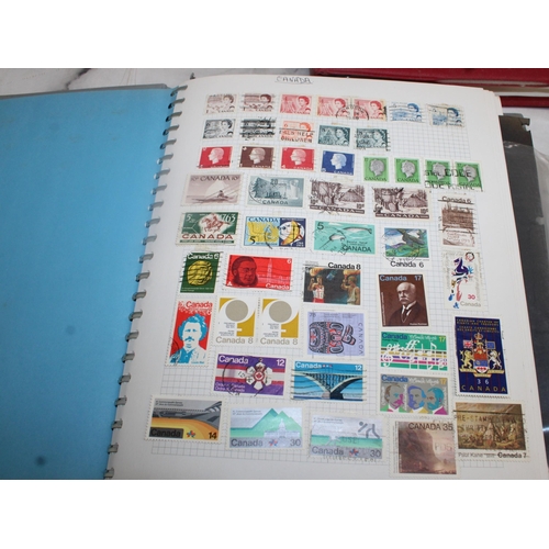 536 - 4 x Stamp Albums Containing Large Quantity Of Collectable Franked & Unfranked Stamps/First Day Cover... 