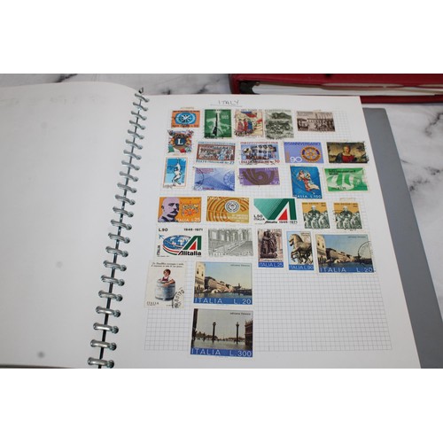 536 - 4 x Stamp Albums Containing Large Quantity Of Collectable Franked & Unfranked Stamps/First Day Cover... 