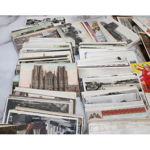 541 - Two Albums & A Box Containing Collectable Postcards