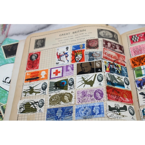 543 - Quantity Of Collectable Stamps Franked & Unfranked/Albums Etc