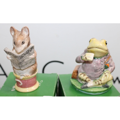 166 - 10 x Boxed John Beswick Royal Doulton & The World Of Beatrix Potter Royal Albert Animals