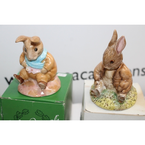 166 - 10 x Boxed John Beswick Royal Doulton & The World Of Beatrix Potter Royal Albert Animals