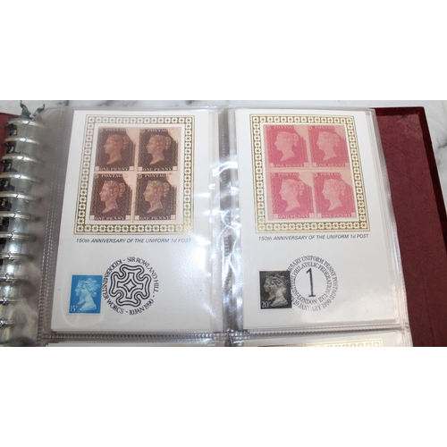 545 - 3 x Albums Containing Quantity Of Silk Covers/First Day Covers