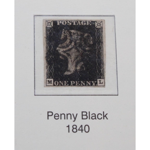 552 - The Great British Collection Containing The World's First Postage Stamp Great Britain Penny Black/On... 