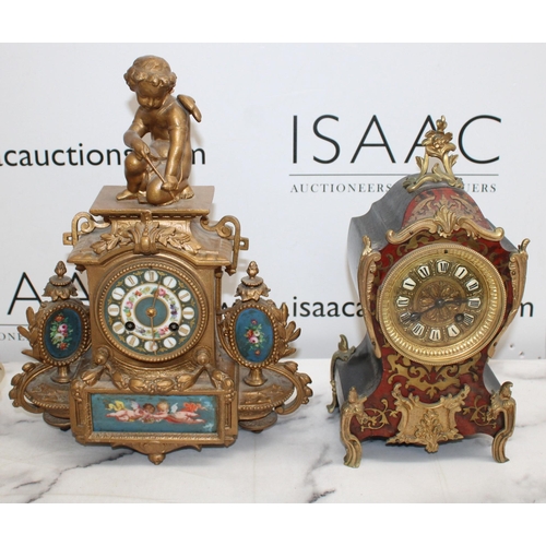 7 - Collection Of Four Mantel Clocks Various Conditions All Untested
COLLECTION ONLY