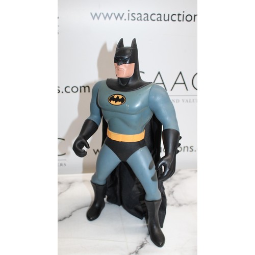 890 - Three BATMAN Items Inc- Figure/Money Box/ Transformer Tallest 41cm