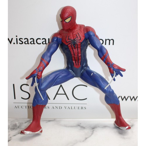 891 - Four Collectable Spiderman Tallest 46cm Inc-Marvel/Hasbro