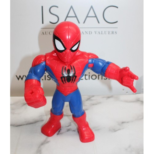 891 - Four Collectable Spiderman Tallest 46cm Inc-Marvel/Hasbro