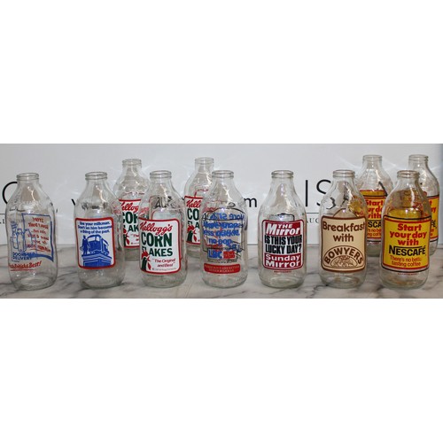 28 - 11 x Vintage Collectable Milk Bottles
COLLECTION ONLY