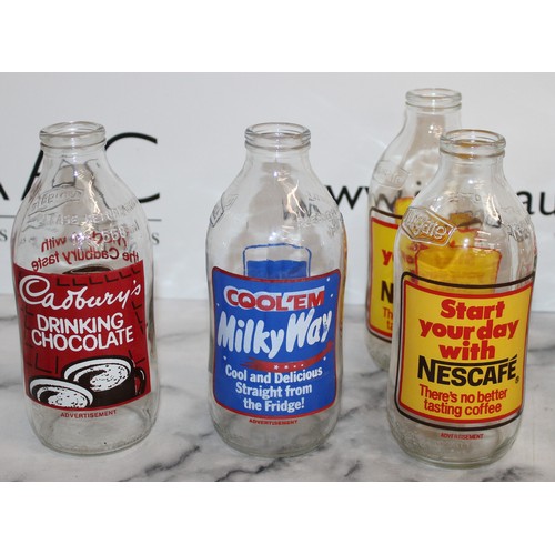 29 - 10 x Vintage Collectable Milk Bottles 
COLLECTION ONLY