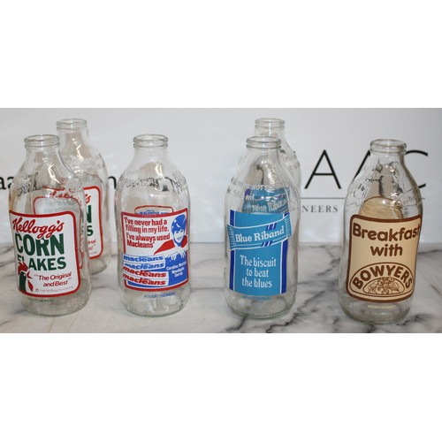 29 - 10 x Vintage Collectable Milk Bottles 
COLLECTION ONLY