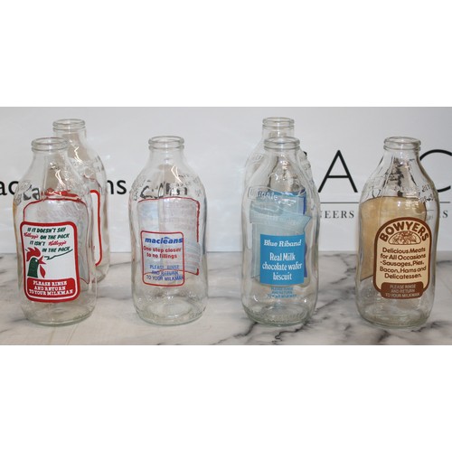 29 - 10 x Vintage Collectable Milk Bottles 
COLLECTION ONLY