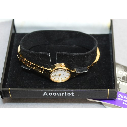 OROLOGIO ACCURIST VINTAGE da Uomo Calendario Luna Multifase al Quarzo