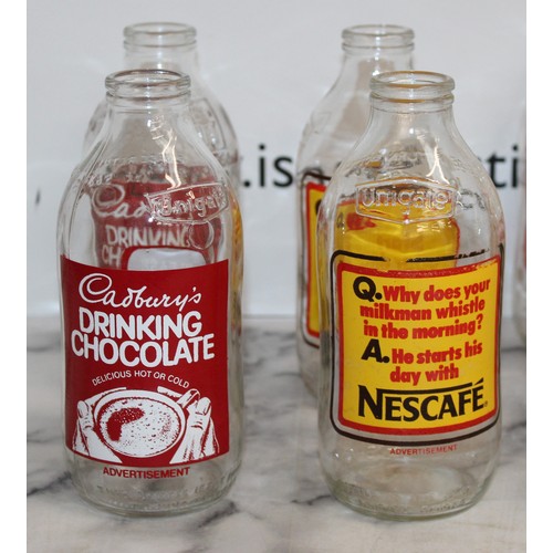 65 - 10 x Vintage Collectable Milk Bottles 
COLLECTION ONLY