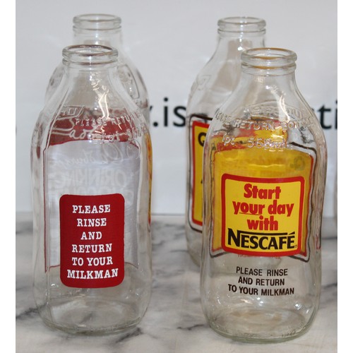 65 - 10 x Vintage Collectable Milk Bottles 
COLLECTION ONLY