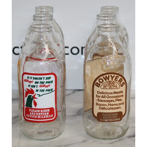 65 - 10 x Vintage Collectable Milk Bottles 
COLLECTION ONLY