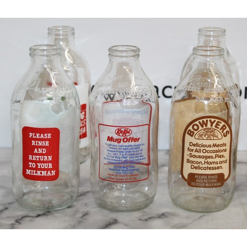 88 - 11 x Vintage Collectable Milk Bottles 
COLLECTION ONLY