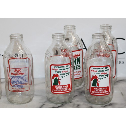 88 - 11 x Vintage Collectable Milk Bottles 
COLLECTION ONLY