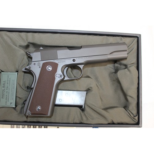 288 - Boxed Untested M1911A1 Colt Government Automatic Pistol, Caliber 45 Model Of 1911A1
COLLECTION ONLY
... 