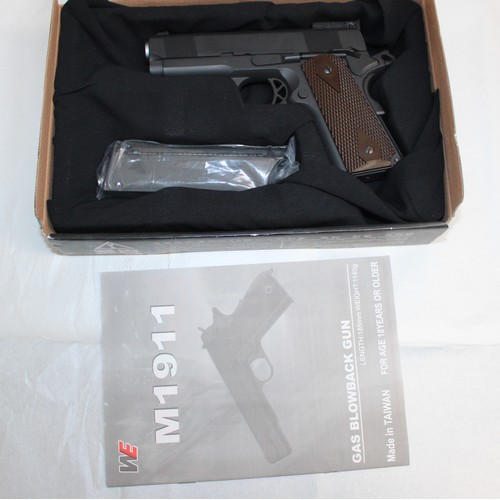 289 - Boxed Untested WE Airsoft Gun & Gas Blowback Gun
COLLECTION Only
18 Proof Of Age With ID On Collecti... 