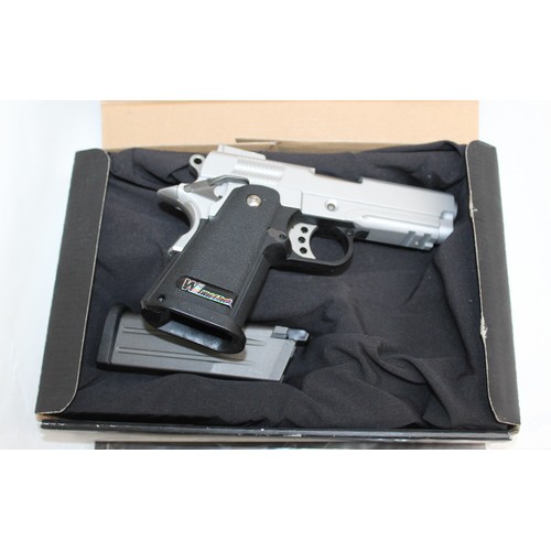 290 - Boxed Untested WE M1911 Airsoft Gun & Gas Blowback Gun
COLLECTION ONLY
18 Proof Of Age With ID On Co... 