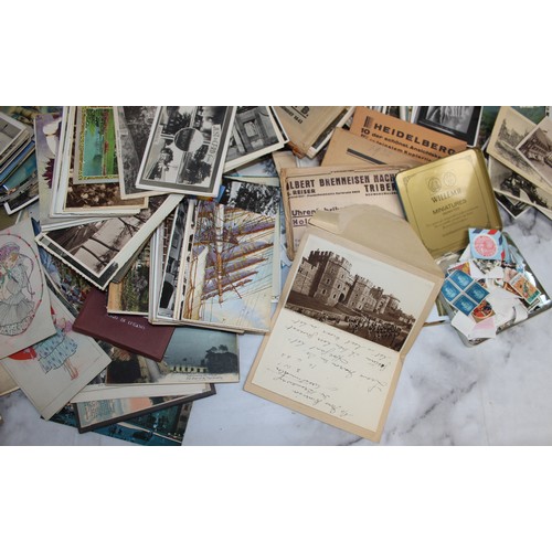 340 - Large Quantity Of Postcards/Stamps/Photos Etc