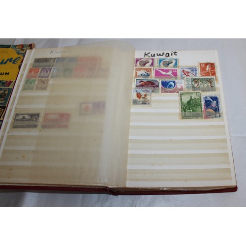 342 - 3 x Stamp Albums & Stamps