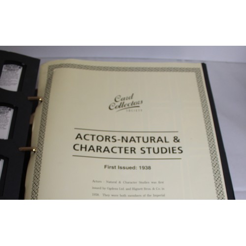 72 - CARD COLLECTORS SOCIETY Folder Containing Actors Natural & Character Studies/Flowering Trees And Shr... 