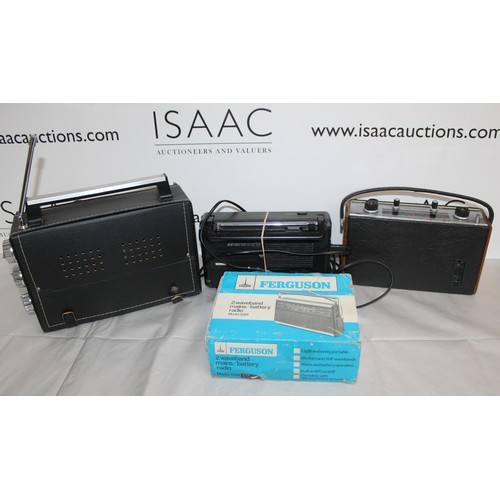 198 - 4 x Radios - One Is Boxed All Untested