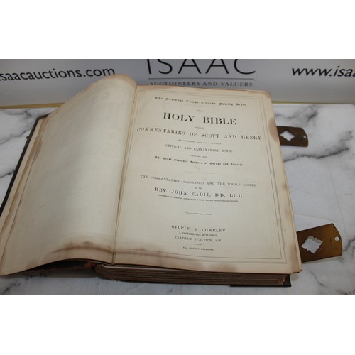 235 - 1899 Gilt Edged Bible With Lock