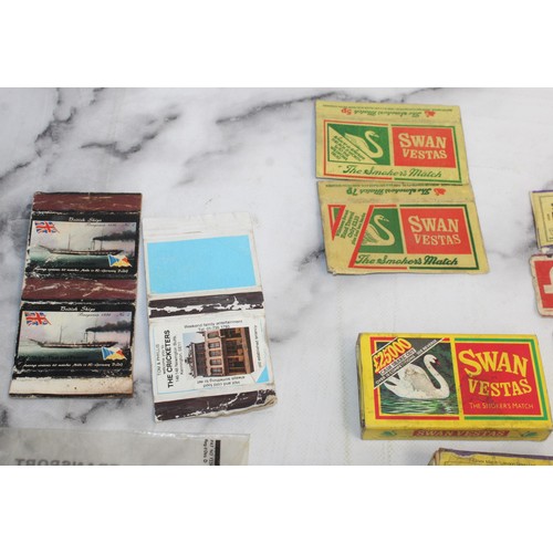 268 - A Large Quantity Of Matchboxes Some With Matches In And Matchbox Cards