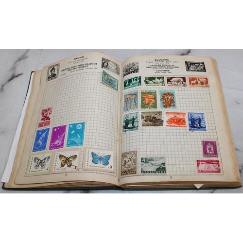 345 - 3 x Collection Of Stamps In Albums Franked/Unfranked