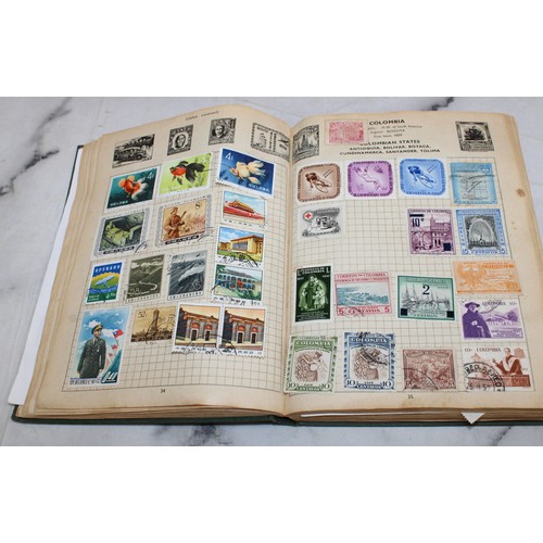 345 - 3 x Collection Of Stamps In Albums Franked/Unfranked