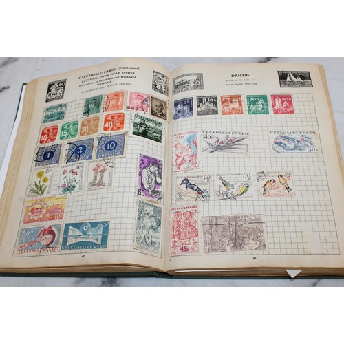 345 - 3 x Collection Of Stamps In Albums Franked/Unfranked