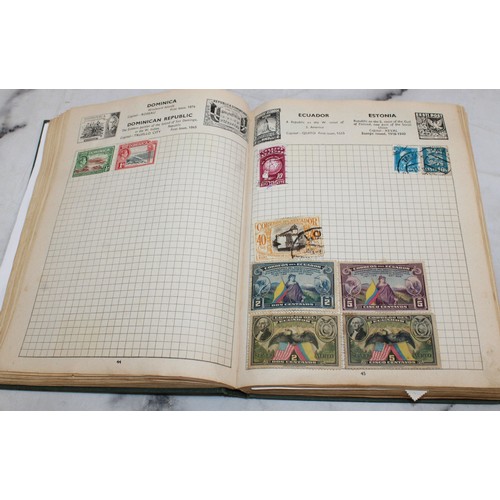 345 - 3 x Collection Of Stamps In Albums Franked/Unfranked