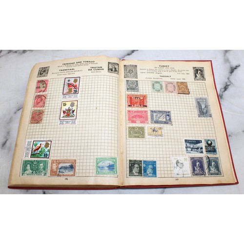 345 - 3 x Collection Of Stamps In Albums Franked/Unfranked