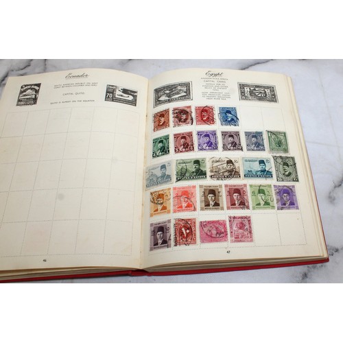 345 - 3 x Collection Of Stamps In Albums Franked/Unfranked