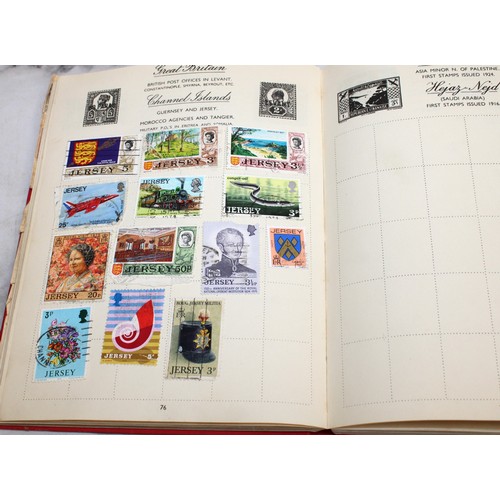 345 - 3 x Collection Of Stamps In Albums Franked/Unfranked