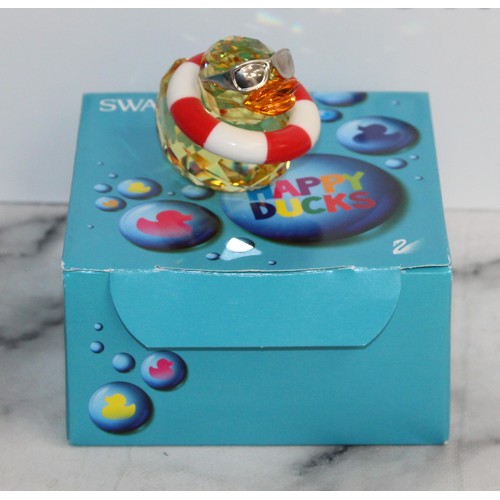 78 - Boxed Swarovski Crystal Happy Duck Sunny Sam