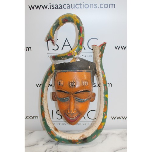 82 - African Guro Mask Height-56cm Repair Shown In Pictures