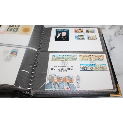 347 - Two Folders Containing Quantity Of First Day Covers & Some Franked & Unfranked Stamps