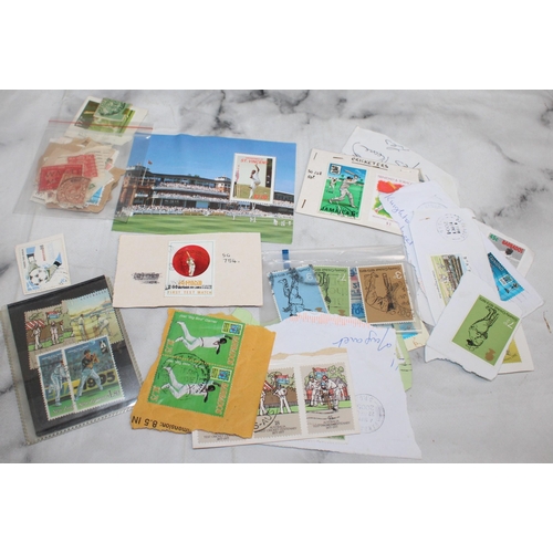 347 - Two Folders Containing Quantity Of First Day Covers & Some Franked & Unfranked Stamps