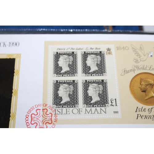 347 - Two Folders Containing Quantity Of First Day Covers & Some Franked & Unfranked Stamps